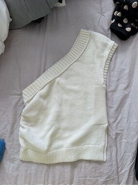 maeve one shoulder sweater top size xs